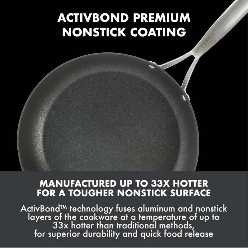 Babish 2 Piece 8 and 10 Inch Fry Pan Hard