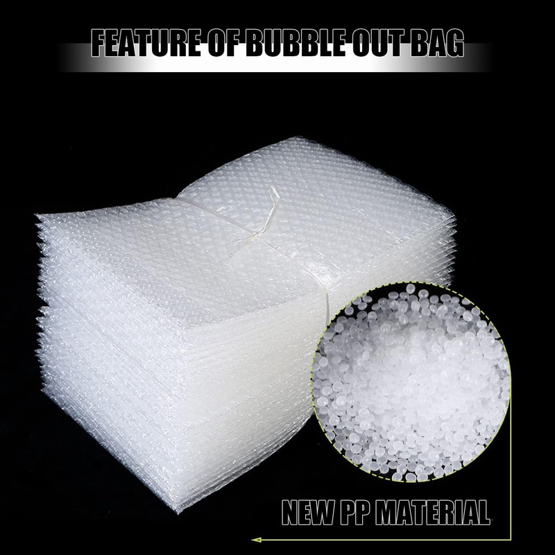 EVADOW 100Pack 15cmx20cm Bubble Out Bags Bubble Pouches Wrap Cushioning