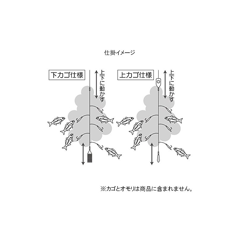TAKAMIYA TF15 Simple Sabiki Large Catch 3 Piece Set Needle