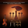 1Set Rosewood Violin Parts 4/4 Fittings Chinrest Pegs Tailpiece Tunners