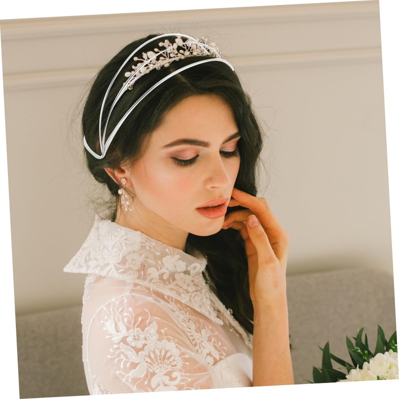 2pcs Four Layer Headband Headband Crown Accessory Crown Diy Frame