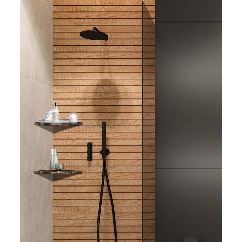 Simple Tile - Genuine Marble Corner Shelf for Bathroom Shower
