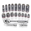Kobalt 573348 19-Piece 3/8-Inch Drive Mechanic's Tool Set with Hard