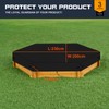 Hexagon Sandpit Cover, 600D Oxford Fabric Sandpit Tarpaulin, Protective Cover