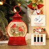 Christmas Snow Globes Cardinal Gift, Light Up Musical Snow Globe
