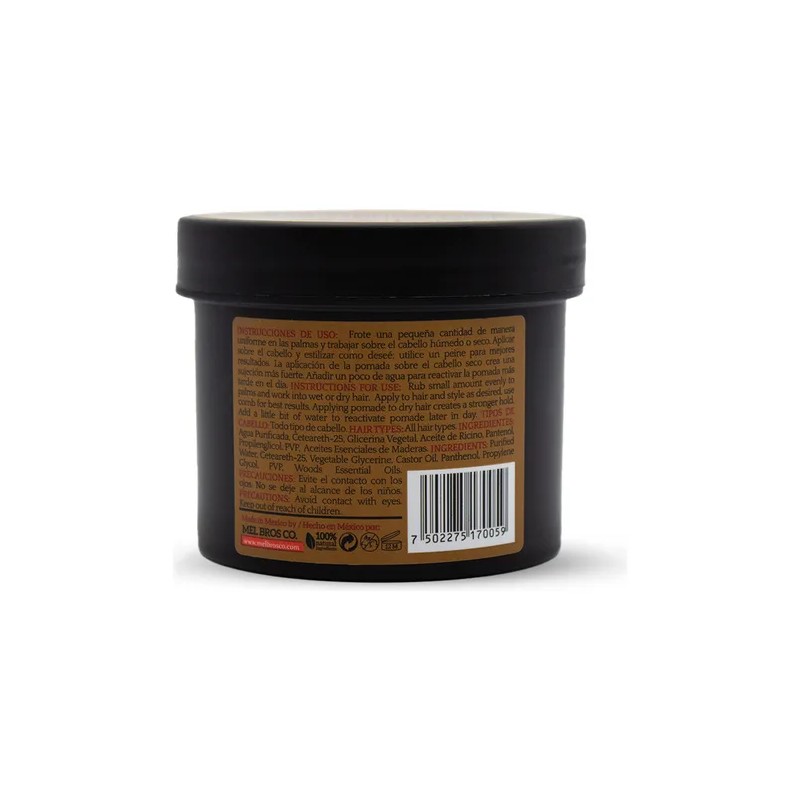 Pomada Para Estilizar El Cabello Extra Fijación Mel Bros Co.