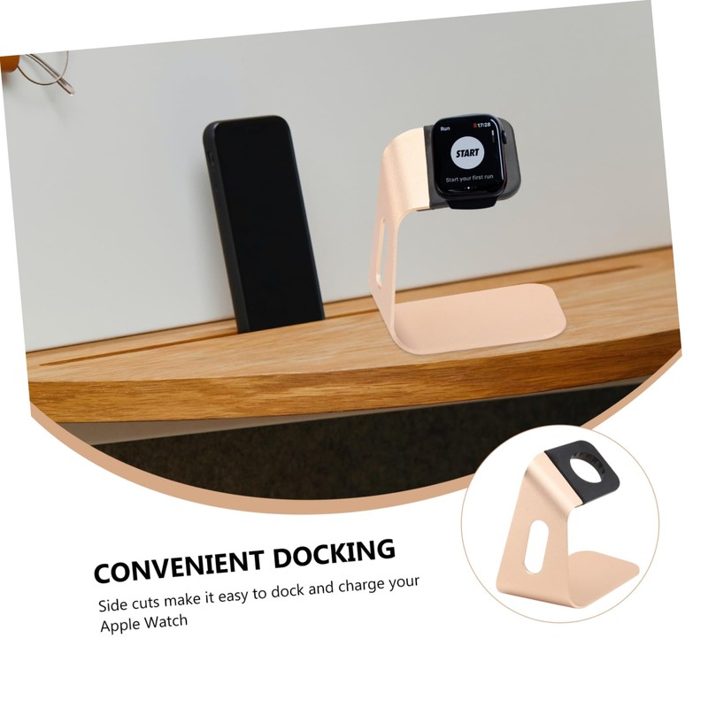 OSALADI 3pcs Aluminium Alloy Charging Stand for Gold Anti- Design