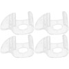 Angoily 4pcs Roller Shades Pull Down Handles Blind Lifting Grips