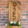 5" Floating Stainless Steel Address House Number, Modern Metal Anti-Rust