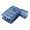All Trade Direct 20 x Blue 6.3mm Flag Terminal Insulated