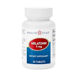 GeriCare Tabletas de melatonina de 5 mg, equilibra la rutina nocturna – Ayuda a adaptarse a los horarios cambiantes – Promueve noches de descanso – Ta