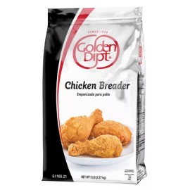 Golden Dipt Deluxe Chicken Breader 5 lb. - 5 lb. Deluxe Chicken Breader