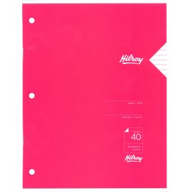 Hilroy Project Notebook, 40 Ruled Pages, 10-7/8 X 8-3/8-Inch, Assorted Colour Covers (12012)