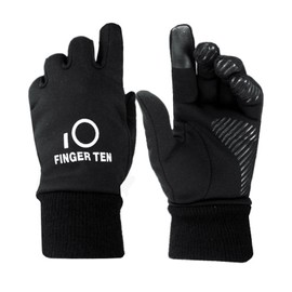 AXKAL Winter Gloves Kids Cycling Grip Warm Comfortable Anti-Slip Value Pair, Glove Soft Durable Running Walking Hiking School Lightweight For Boys Girls Youth Children (M, Black)