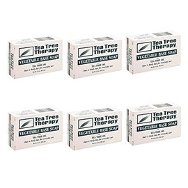 Tea Tree Therapy, Soap Bar, Vegetable Base, 3.5 oz (2-Pack) by Tea Tree Therapy