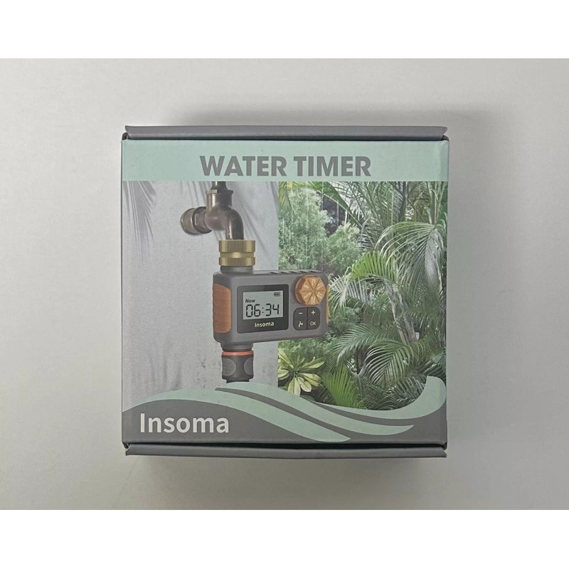 Insoma 2XSprinkler Timer with Brass Inlet & Outlet, Water Timer