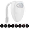 Rechargeable Toilet LED Motion Induction Bathroom Night Light Sensor with