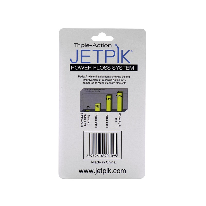 JETPIK Whitening Sonic Toothbrush Tip, 2-pack