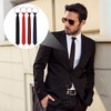 YUWJOOWEE 4 Piece Men's Tie Set, Adjustable Tie Set for