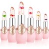 B?lsamo Labial Jelly Flower, 6PCS Crystal Clear Lipstick Set B?lsamos
