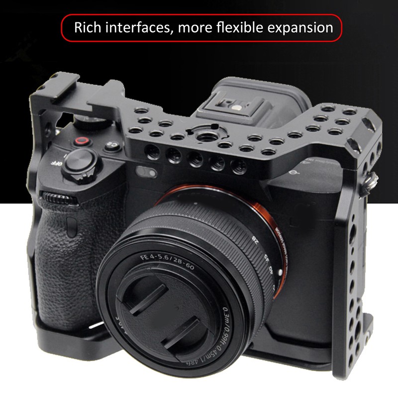 Camera Video Protective Cage Aluminum Alloy Shooting Extension Bracket for