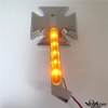 SMT- CHROME BILLET MIRRORS LED BLINKERS TURN SIGNALS MALTESE CROSS
