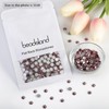 Beadsland 576pcs Flat Back Crystal Rhinestones Round Gems for Nail