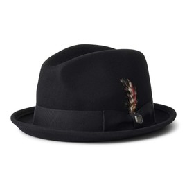 Brixton unisex adult Gain Fedora, Black, X-Large US