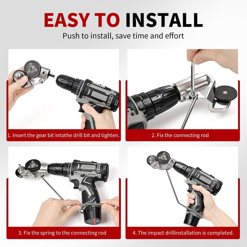 Metal Nibbler Drill Attachment, Heavy Duty Sheet Metal Cutter with