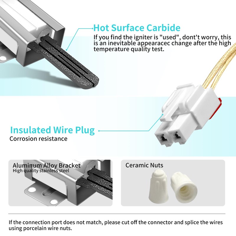 MEE61841401 Gas Oven Range Burner Igniter Replacement for LG Gas