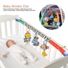 Infant Baby Stroller Car Clip Hanging Rattle Ring Bell Crib