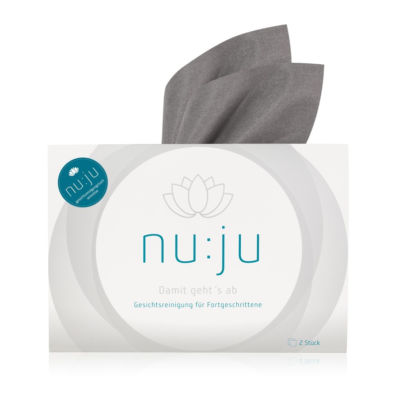 nu:ju Evolon Sensitive Microfibre Make-Up Cloth Including Case | Dry