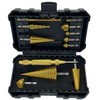 NordWolf 12-Piece HSS Titanium Metric Step, Countersink, Cone Drills with