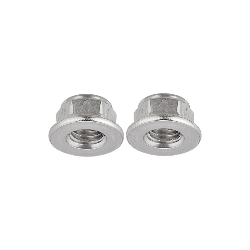 Kitaco 0900-001-02102 Flanged Lock Nut (No Serate) M8X1.25, 2 Pieces