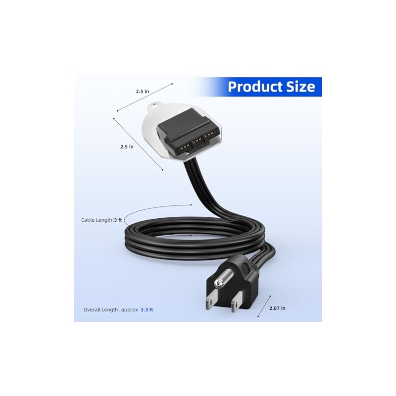 EZ Connect Power Cord for Insinkerator,Compatible with Power and Advanced