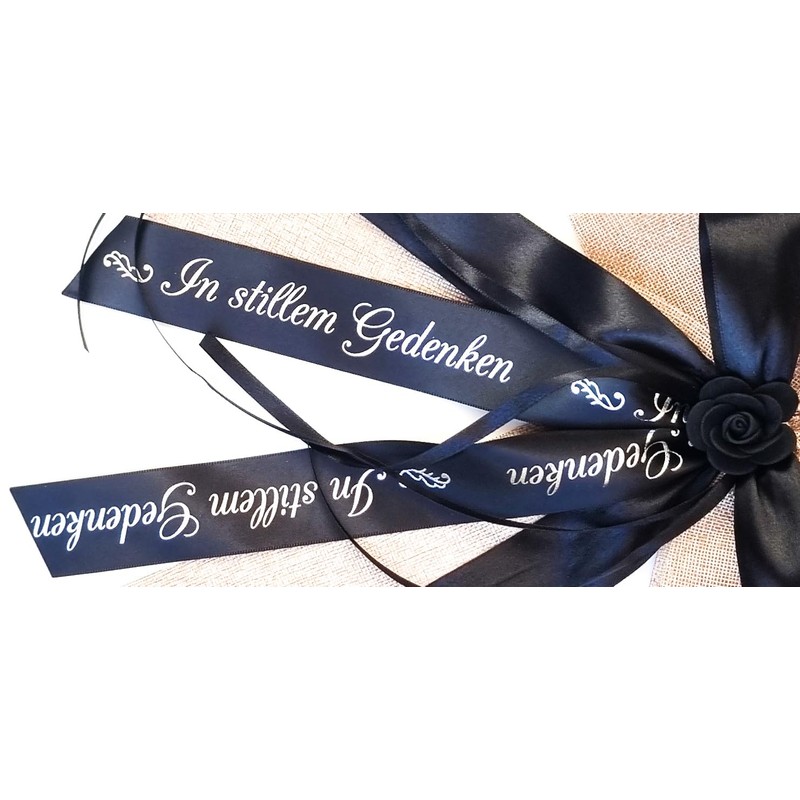 CaPiSo Jute Grave Bow, 20 x 40 cm, without Crafts,