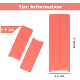 Pack of 2 Balayage Highlighting Board Hair Colour Paddle Board Hair Highlighting Tools Hair Colour Board for Balayage Tint Hairdresser Salon, Orange