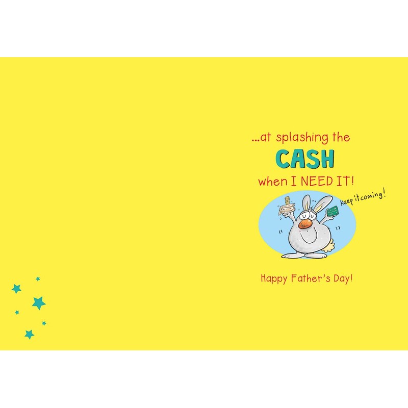 Humour Funny Father's Day Card Dad - 9 x 6