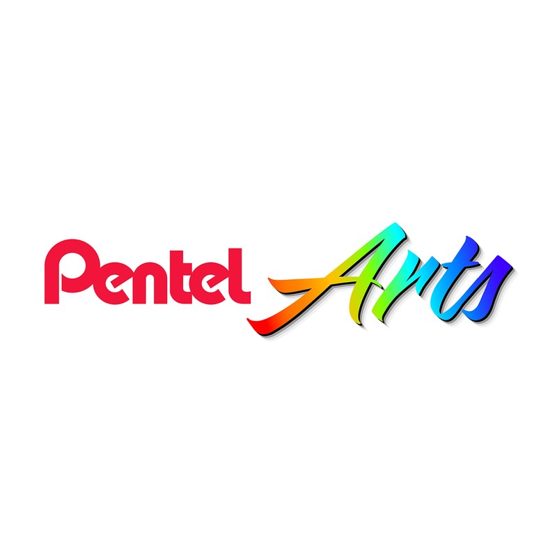 Pentel Arts Colour Brush, Black (Dye) ink, 1 Blister card