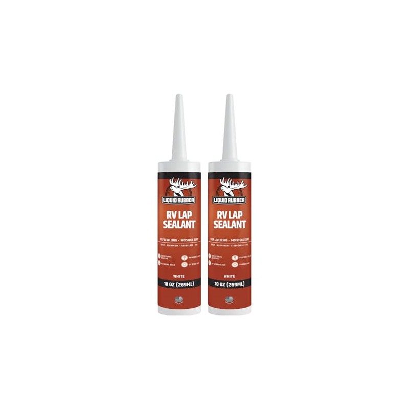 Liquid Rubber Self-Leveling RV Lap Sealant - Waterproof Protection
