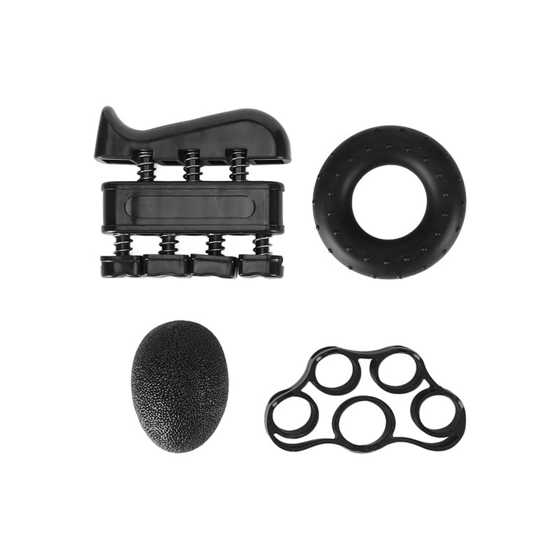 Hand Grip Strengthener Kit Elastic Silicone Skin Friendly Portable Forearm