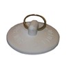 LASCO 02-3233 White Rubber Stopper for Bath Tub Drain Fits