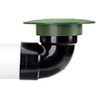 NDS 322G* Pop-Up Drainage Emitter with Elbow, fits 3-Inch Sewer