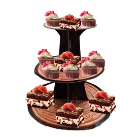 Enchanted Woodland Fairy Forest Party Tree Cupcake Stand for Girls — Whimsical 3-Tier Dessert Display, Rustic Hunting-Themed Birthday Decor, Magical Centerpiece for Baby Showers & Weddings (Jungle)