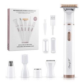 Depiladora Eléctrica Ckeyin 5 En 1 Para Mujer Maquina Depiladora Rasuradora Para Mujer