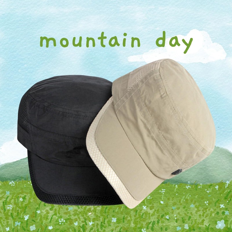 FARFADET Men's Work Cap, Mesh, UV Protection, Sunshade, Military Airsoft