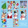 Wothfav 79Pcs Christmas Window Stickers – 9 Sheets Removable Static