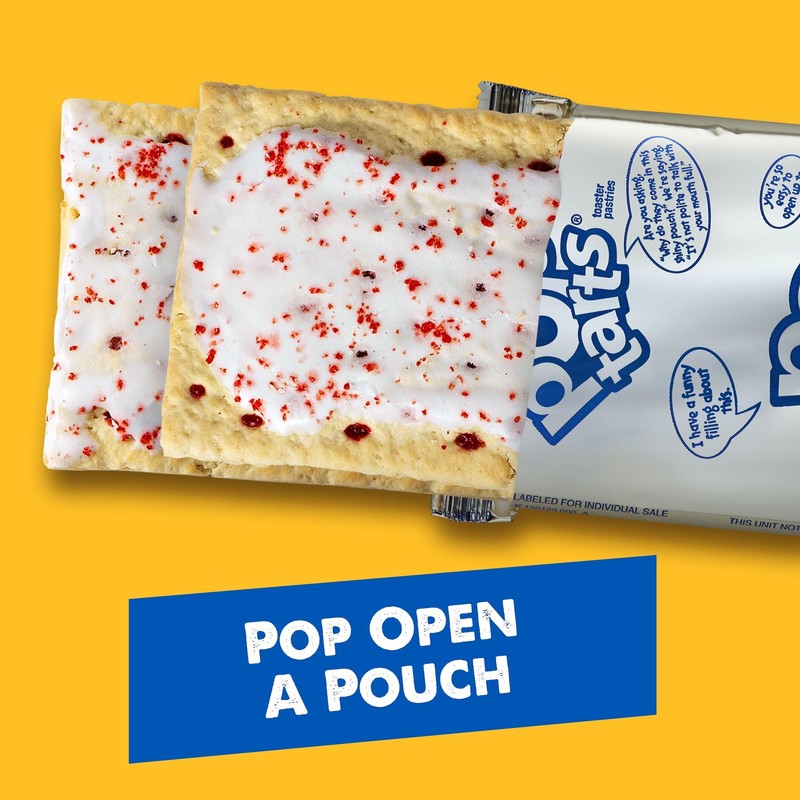 Pop-Tarts Toaster Pastries, Frosted Raspberry 13.5oz (12 Count)