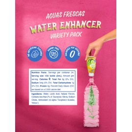 Klass Aguas Frescas Water Enhancers Variety Pack 1.62 ounces (Pack of 4, Makes 24 servings each))