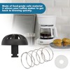 Showingo Coffee Machine Brew Basket Bottom Spring Loaded Stopper Kits(1